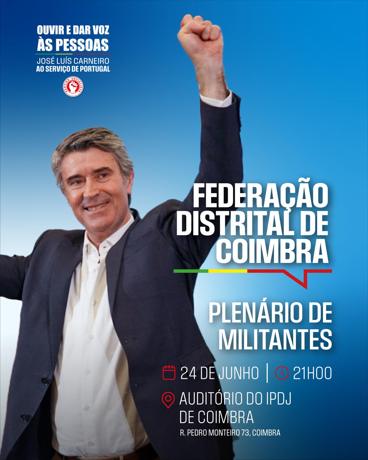 Apresentação de Candidatura aos militantes de Coimbra