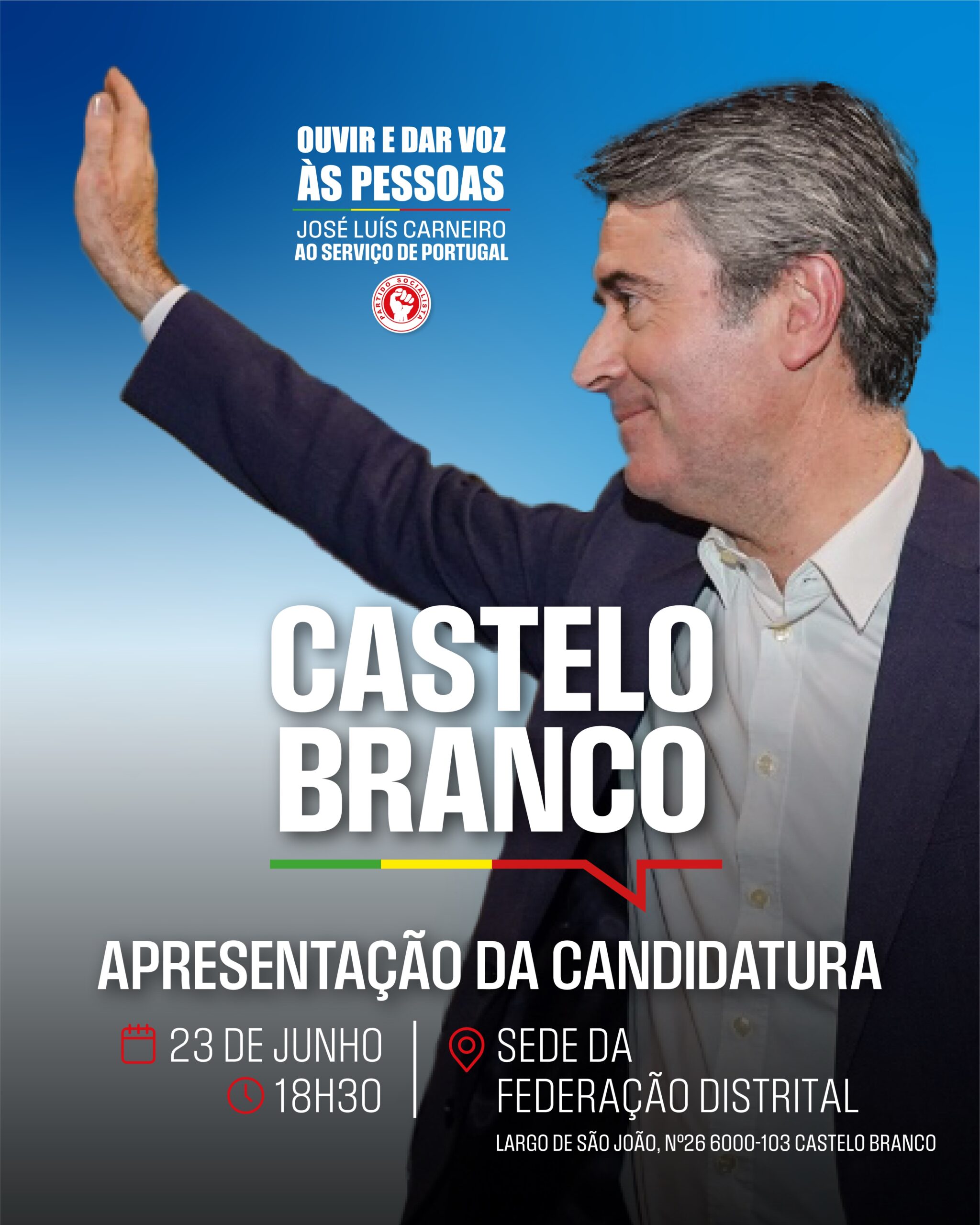 Apresentação de candidatura a SG em Castelo Branco