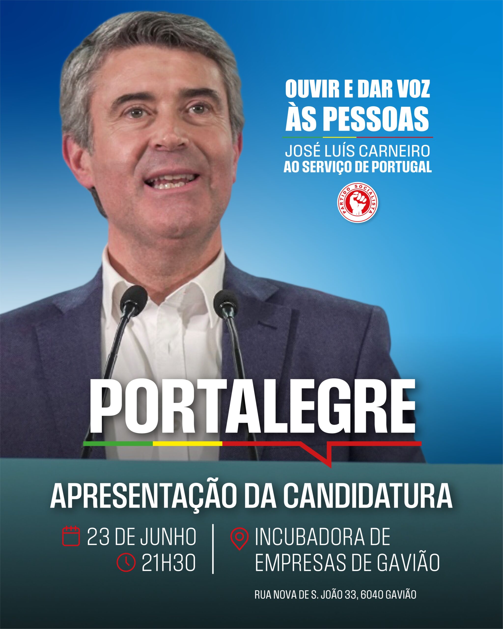 Apresentação de Candidatura aos militantes do distrito de Portalegre
