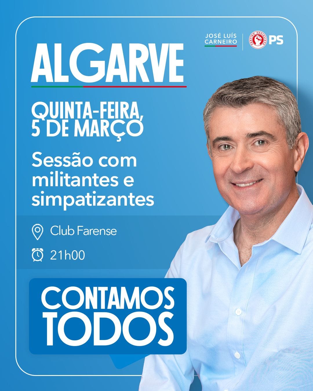 Rota “Contamos Todos” | Algarve | Militantes