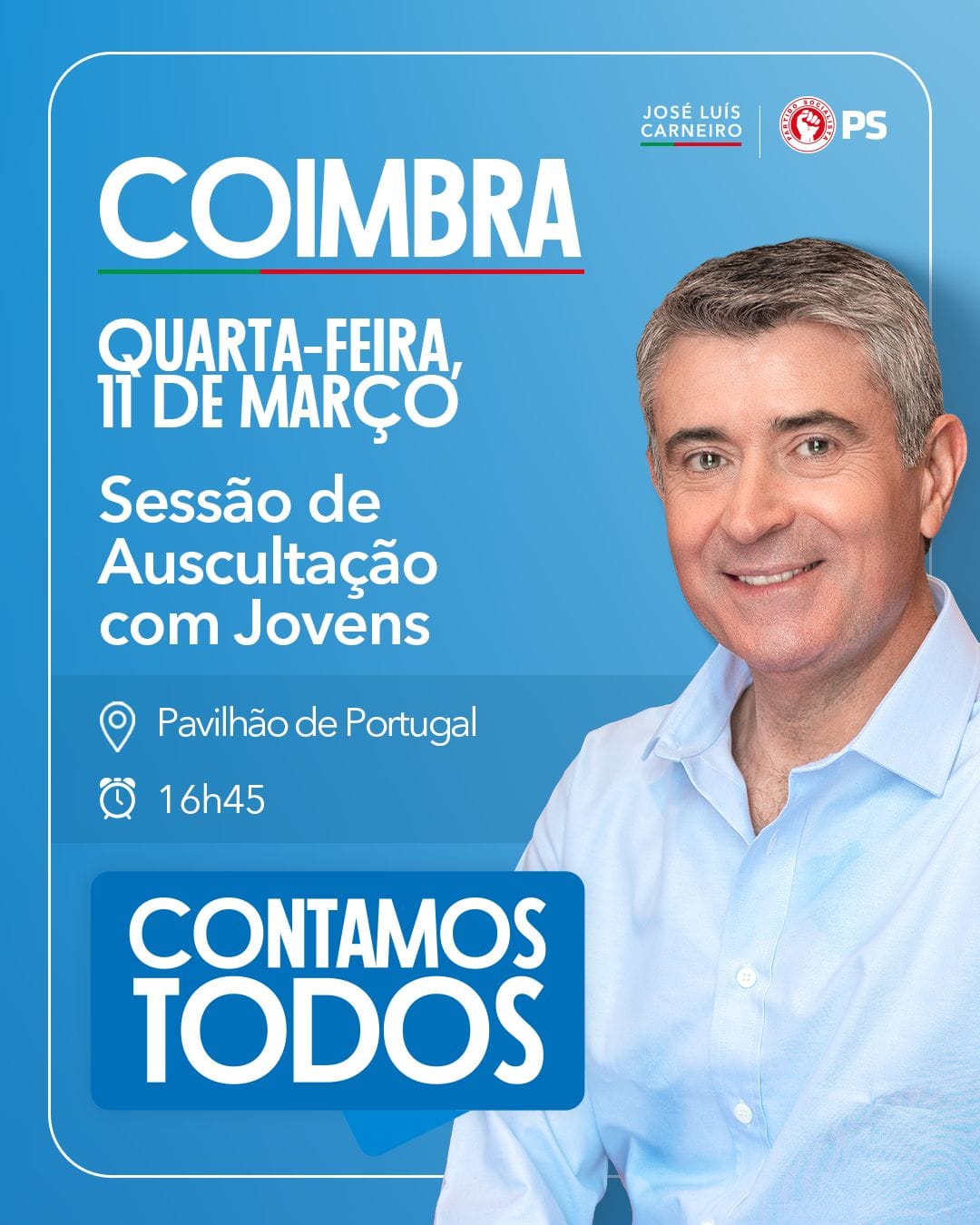 Rota Contamos Todos | Coimbra | Sessão de Auscultação com Jovens